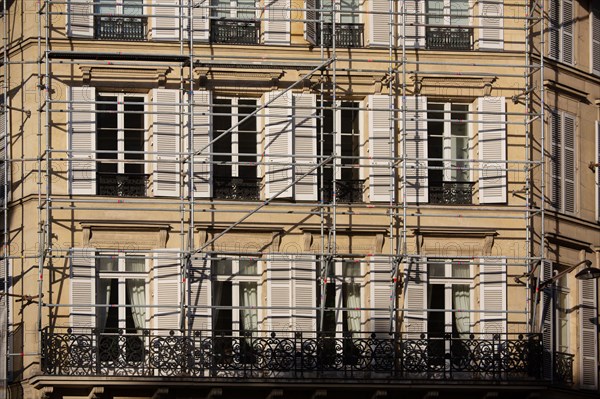 Paris, building restoration