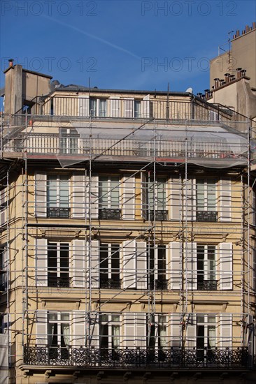 Paris, building restoration