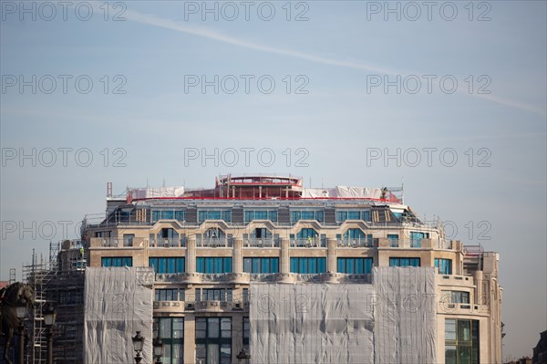 Paris, la Samaritaine en travaux