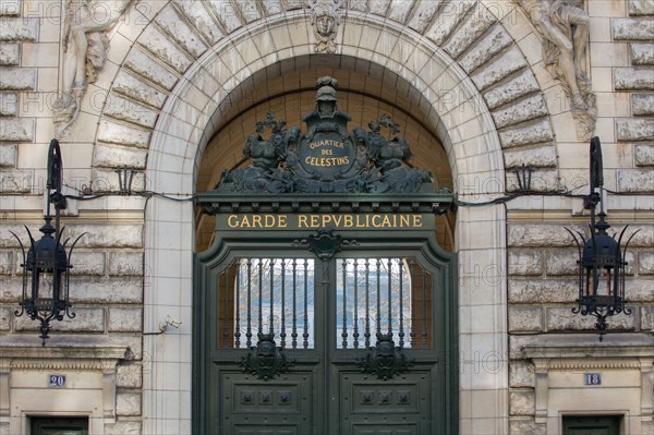 Paris, Barracks of the Garde Républicaine
