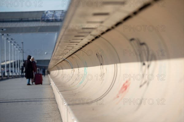 Paris, détail du Pont Charles de Gaulle