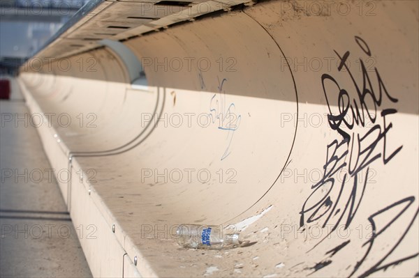 Paris, detail of the Pont Charles de Gaulle