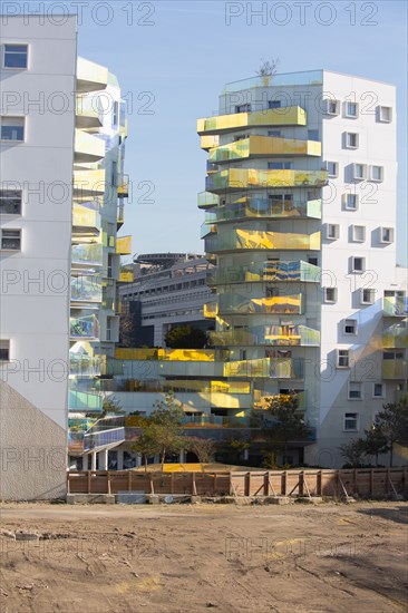 Paris, immeubles Quai d'Austerlitz