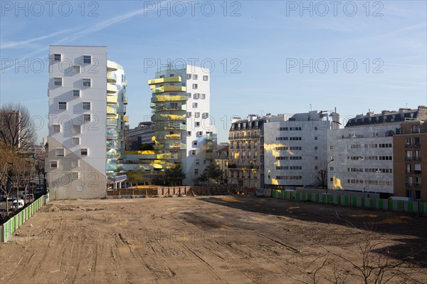 Paris, immeubles Quai d'Austerlitz