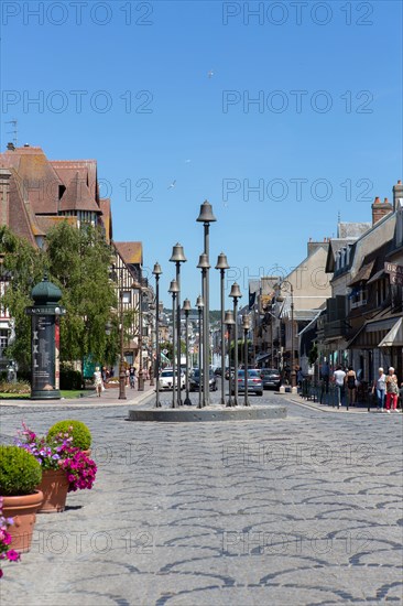 Deauville, rue Robert Fossorier et rue Eugène Coals