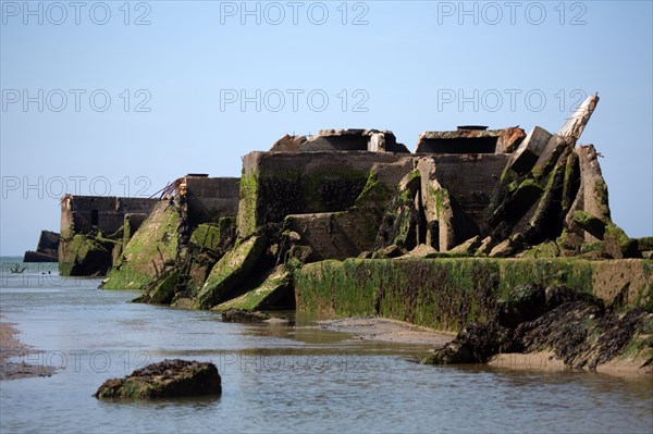 Côte de nacre, landing beaches