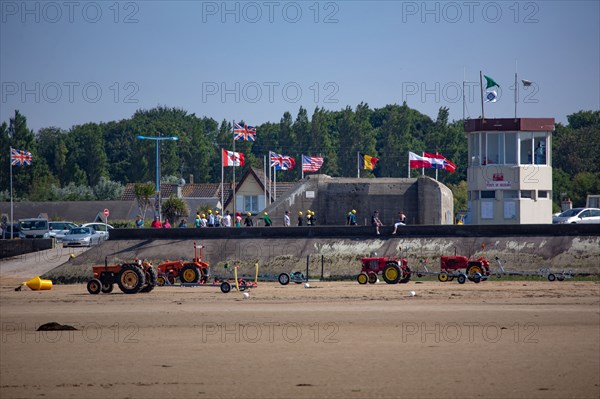 Côte de nacre, landing beaches