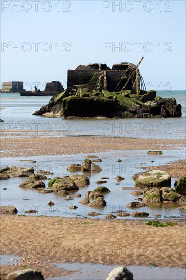 Côte de nacre, landing beaches