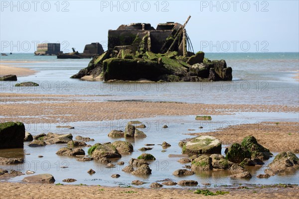 Côte de nacre, landing beaches