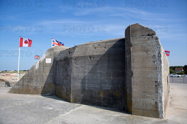 Côte de nacre, landing beaches