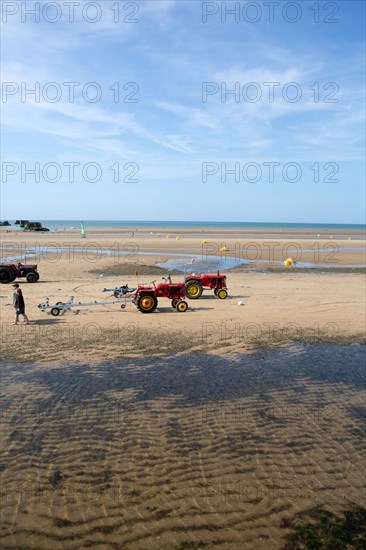 Côte de nacre, landing beaches