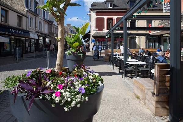 Pleneuf Val André, town center of Val André