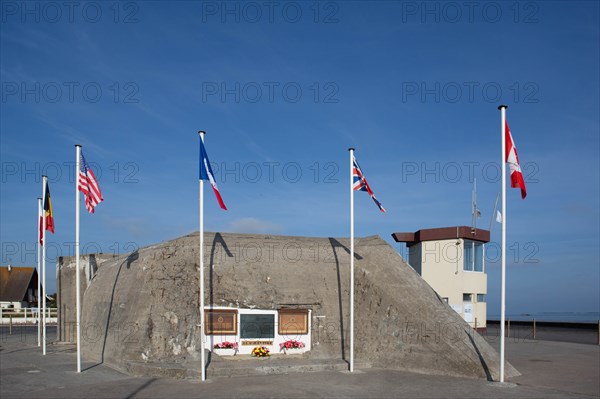 Plaque commemorative du 6 juin 44, Asnelles sur Mer