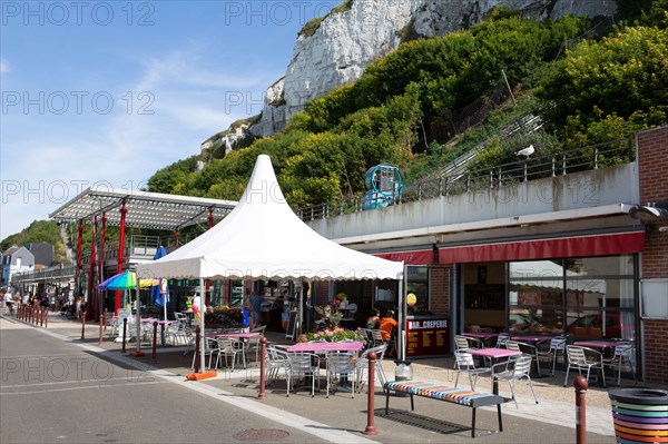 Funicular in Le Tréport, Seine Maritime