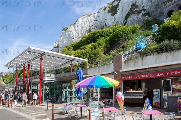 Funicular in Le Tréport, Seine Maritime