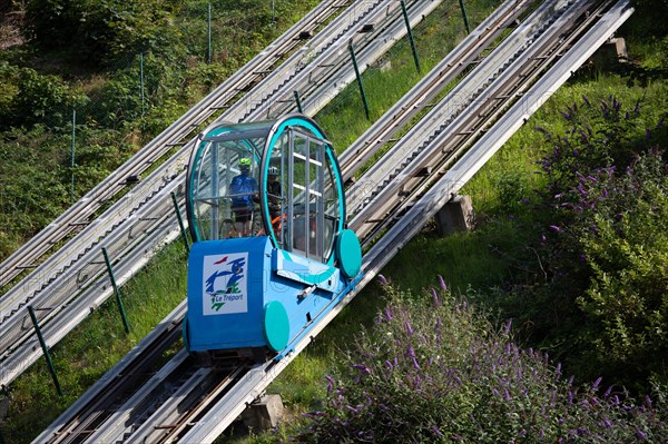 Funicular in Le Tréport, Seine Maritime