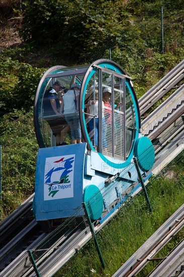 Funicular in Le Tréport, Seine Maritime