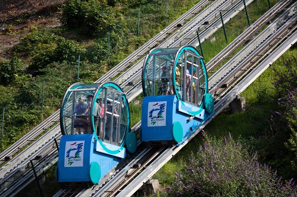 Funicular in Le Tréport, Seine Maritime