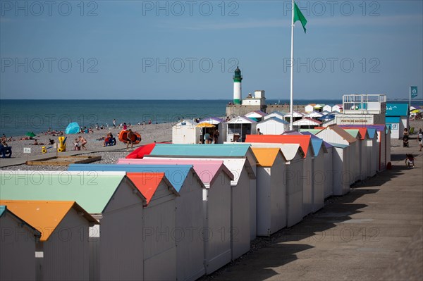 Beach in Le Tréport, Seine Maritime