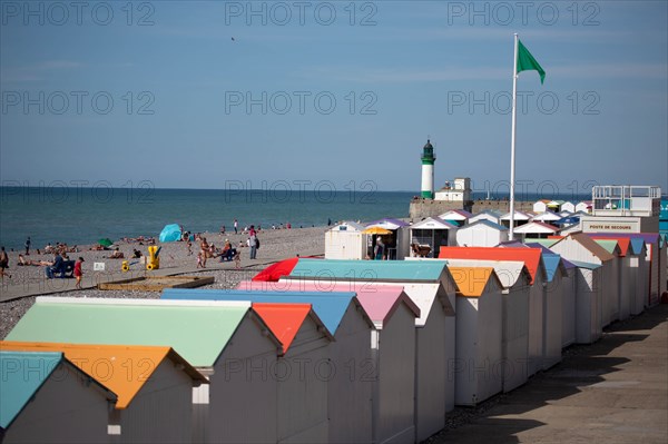 Beach in Le Tréport, Seine Maritime