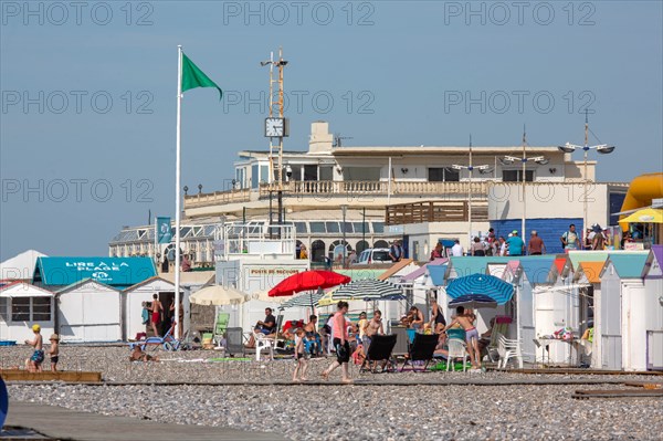 Beach in Le Tréport, Seine Maritime