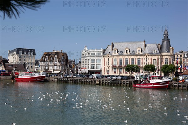 Docked trawlers, Trouville-sur-Mer