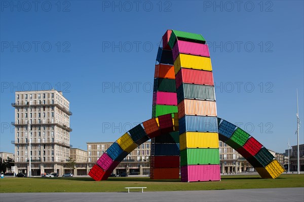 Ganivet, Catène de containers