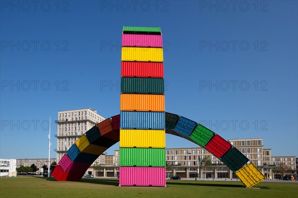 Ganivet, Catène de containers