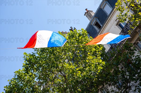 Défilé de commémoration du 75e anniversaire de la Libération de Paris, avenue du Général Leclerc