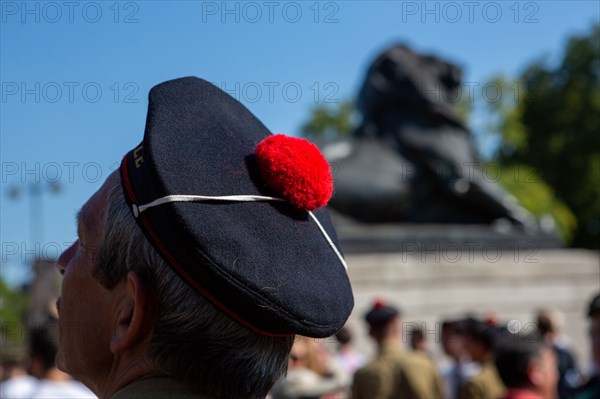 Défilé de commémoration du 75e anniversaire de la Libération de Paris, avenue du Général Leclerc