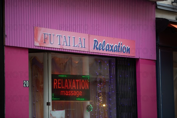 Paris, massage parlor