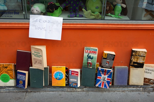 Paris, livres en libre service