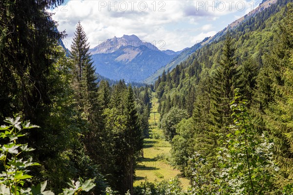 Montriond, Haute-Savoie, cascade d'Ardent