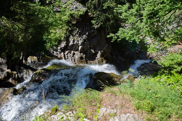 Montriond, Haute-Savoie, cascade d'Ardent