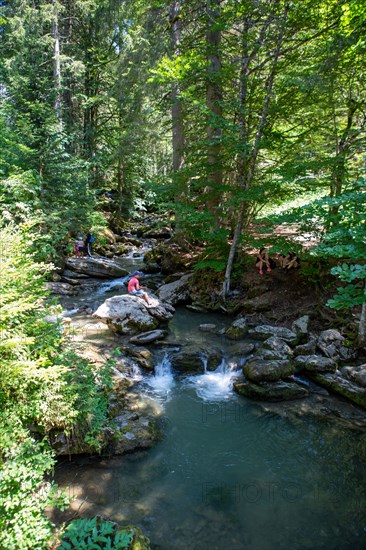 Montriond, Haute-Savoie, cascade d'Ardent