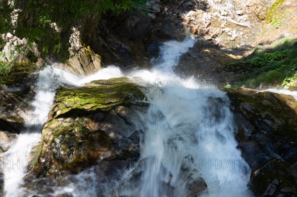 Montriond, Haute-Savoie, cascade d'Ardent