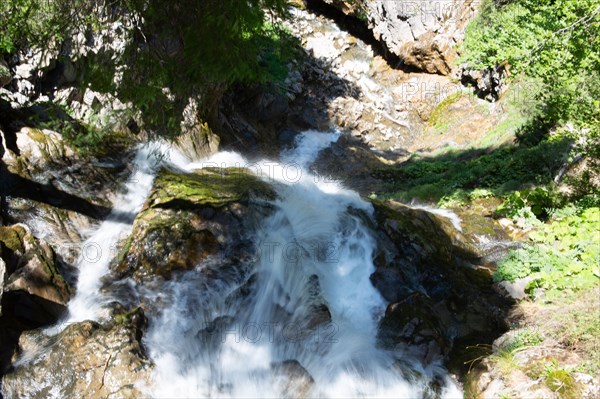 Montriond, Haute-Savoie, cascade d'Ardent