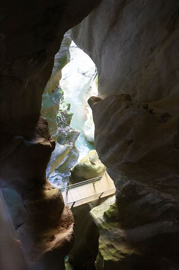 La Vernaz, Haute-Savoie, site des grottes du Pont du Diable