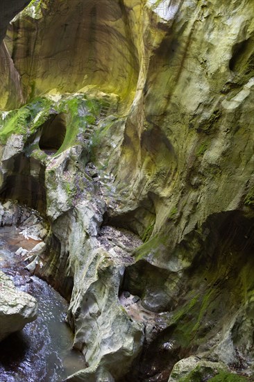 La Vernaz, Haute-Savoie, site des grottes du Pont du Diable