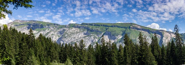 Morzine, Haute-Savoie, site du lac des Mines d'Or, le rouleau de Bostan