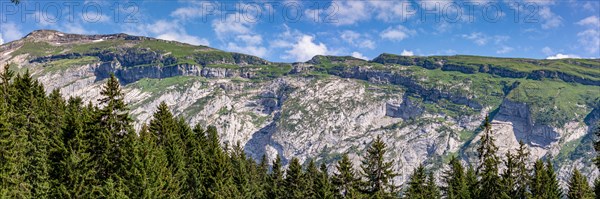 Morzine, Haute-Savoie, site du lac des Mines d'Or, le rouleau de Bostan