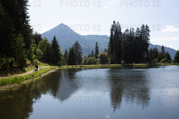 Morzine, Haute-Savoie, site of the Lac des Mines d'Or, the Rouleau de Bostan