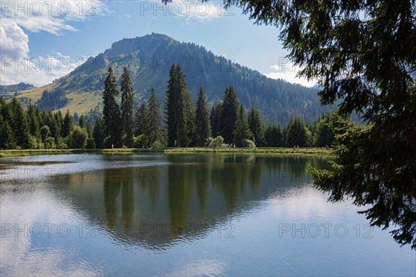 Morzine, Haute-Savoie, site of the Lac des Mines d'Or, the Rouleau de Bostan