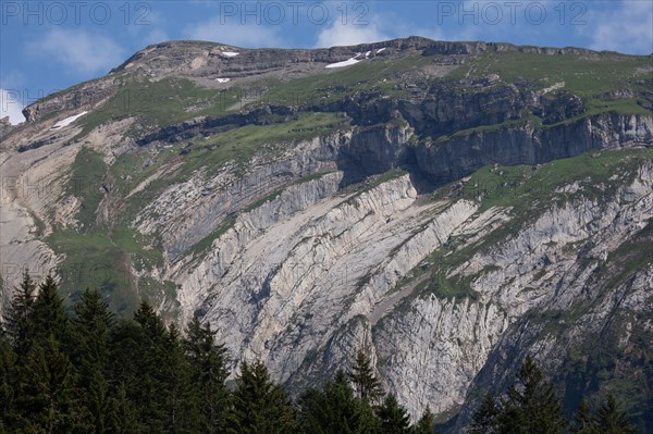 Morzine, Haute-Savoie, site of the Lac des Mines d'Or, the Rouleau de Bostan