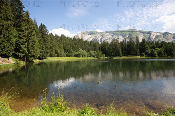 Morzine, Haute-Savoie, site of the Lac des Mines d'Or, the Rouleau de Bostan