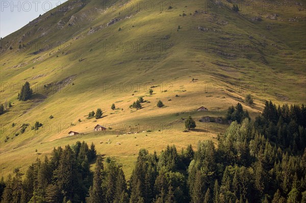 Morzine, Haute-Savoie, site of the Lac des Mines d'Or, the Rouleau de Bostan