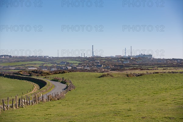 La Hague, Nez de Jobourg (Manche), centrale de retraitement des déchets nucléaires de La Hague (Cogema)