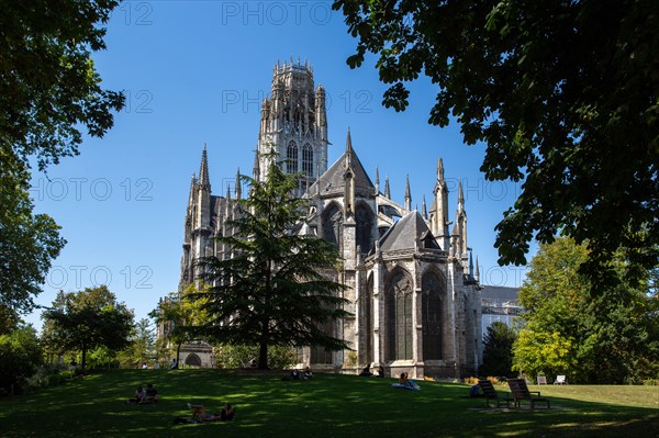 Rouen (Seine Maritime), église abbatiale Saint-Ouen