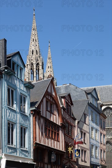 Rouen (Seine Maritime), rue des Boucheries Saint-Ouen