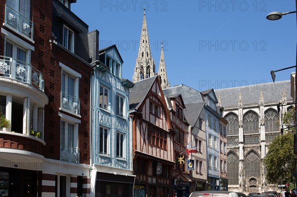 Rouen (Seine Maritime), rue des Boucheries Saint-Ouen